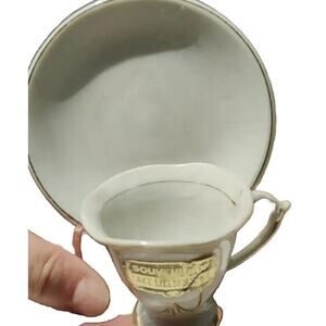 Lake Lillian Inn Mini Cup And Saucer Gold Trimmed